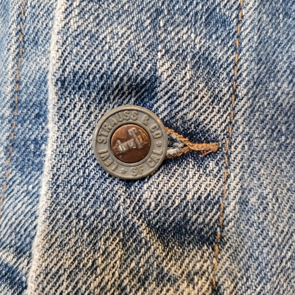 Levi's 90's Vintage Silvertab Jean Denim Vest - Picture 5 of 12
